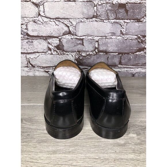 G.H Bass Weejuns Black Leather Handsewn Penny Dress Loafer Shoes Men 12D US/45EU - Picture 3 of 16